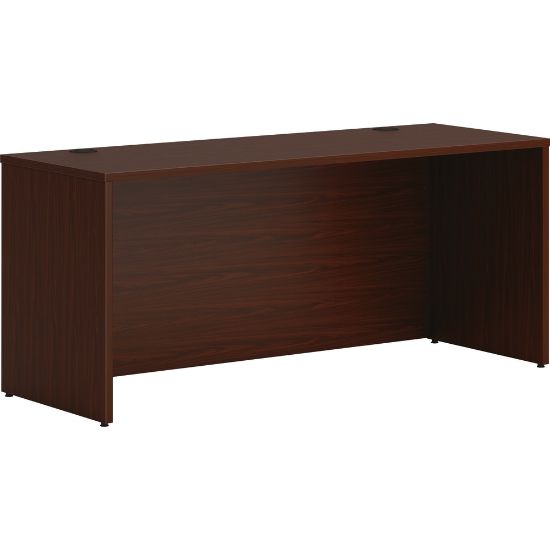 Picture of HON Mod 66in Credenza Computer Desk Shell, Mahogany