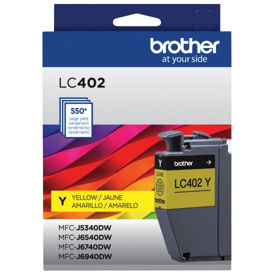 Picture of Brother LC402 Yellow Ink Cartridge, LC402Y