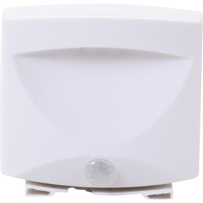 Picture of Maxsa Night-Light 40341 Night Lamp - LED Bulb - Motion-activated, Weather Proof - Wall Mountable - White