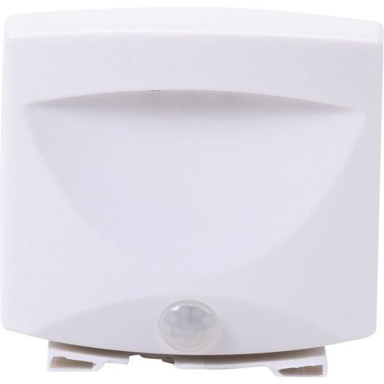 Picture of Maxsa Night-Light 40341 Night Lamp - LED Bulb - Motion-activated, Weather Proof - Wall Mountable - White