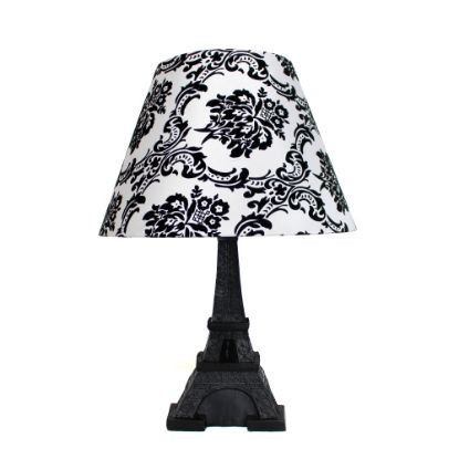 Picture of Simple Designs Eiffel Tower Paris Table Lamp with Shade