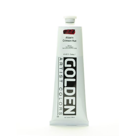 Picture of Golden Heavy Body Acrylic Paint, 5 Oz, Historical Alizarin Crimson Hue