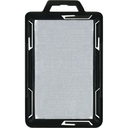 Picture of Advantus RFID Blocking Badge Holder - Support 2.13in x 3.38in Media - Vertical - Plastic - 20 / Pack - Black/Clear