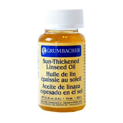 Picture of Grumbacher Sun-Thickened Linseed Oil, 2.5 Oz, Pack Of 2