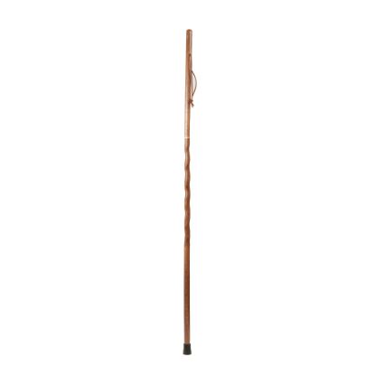 Picture of Brazos Walking Sticks Travelers Collapsible Twisted Oak Walking Stick, 55in, Tan