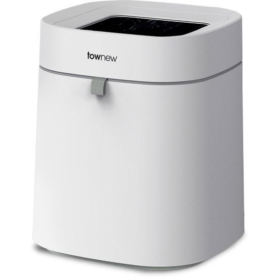 Picture of Townew T Air X Smart Trash Can, 4.4 Gallons, 13-1/2inH x 10-5/16inW x 11-3/16inD, White