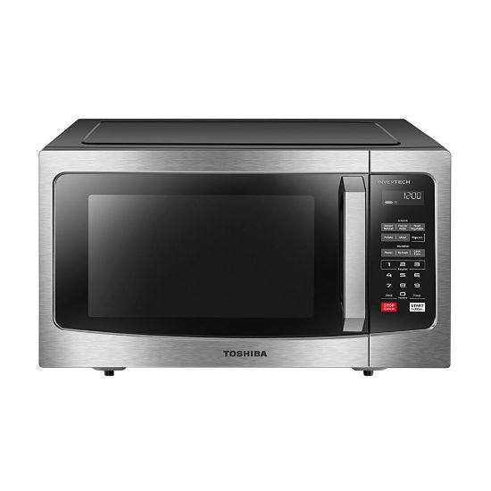 Picture of Toshiba 1.6 Cu. Ft. Counter Top Microwave, Stainless Steel