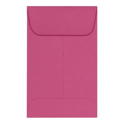 Picture of LUX Coin Envelopes, #1, Gummed Seal, Magenta, Pack Of 50