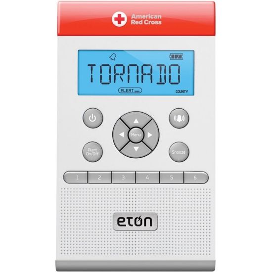 Picture of American Red Cross ZoneGuard Clock Radio - Mono - AM, FM, WB - Preset Snooze