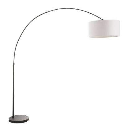 Picture of Lumisource Salon Contemporary Floor Lamp, Black/White