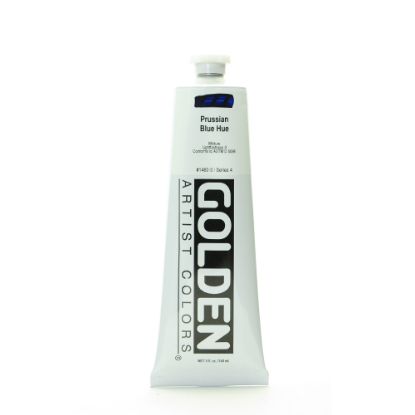 Picture of Golden Heavy Body Acrylic Paint, 5 Oz, Historical Prussian Blue Hue