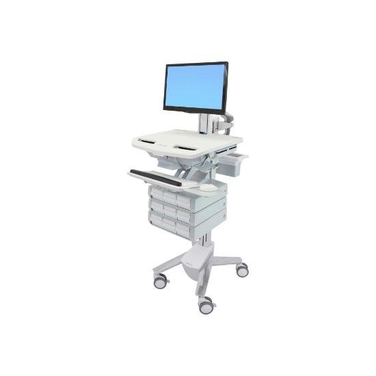 Picture of Ergotron StyleView Cart with LCD Pivot, 9 Drawers