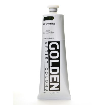 Picture of Golden Heavy Body Acrylic Paint, 5 Oz, Historical Sap Green Hue