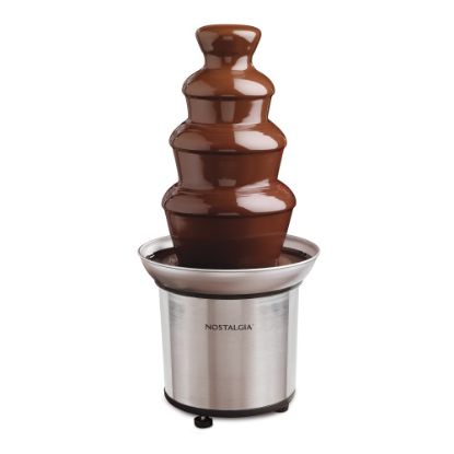 Picture of Nostalgia Electrics NCFF986SS 4-Tier Chocolate Fountain, 18in x 8-1/2in