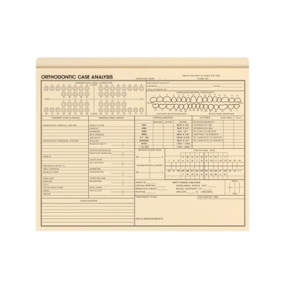 Picture of ComplyRight Orthodontic Case File Folder, Pack Of 25