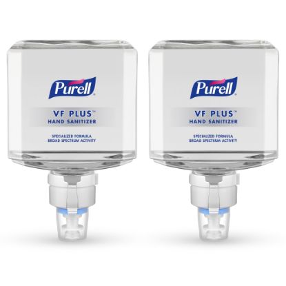 Picture of Purell VF PLUS Gel Hand Sanitizer Refills For ES4 Push-Style Hand Sanitizer Dispensers, Fragrance Free, 40.6 Oz, Case Of 2 Refills