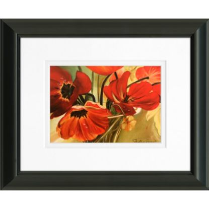 Picture of Timeless Frames Supreme & Addison Framed Floral Artwork, 8in x 10in, Black, Primevera II