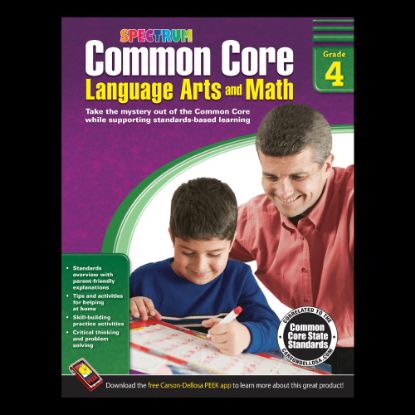 Picture of Spectrum Common Core Language Arts And Math, Grade 4