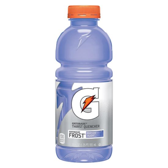 Picture of Gatorade Wide-Mouth Bottles, Riptide Rush, 20 Oz, Case of 24