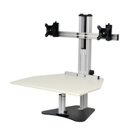 Picture of Ergo Desktop Wallaby Elite 28inW Adjustable Height Desk Converter, Putty