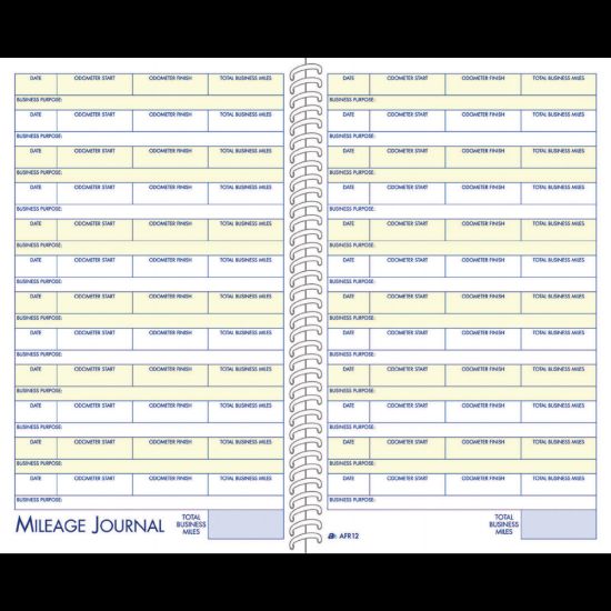 Picture of Adams Vehicle Mileage And Expense Book, 5 1/4in x 8 1/2in