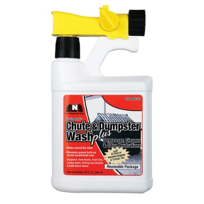 Picture of Hospeco Chute & Dumpster Wash Plus, 32 Oz, Pack Of 6 Bottles