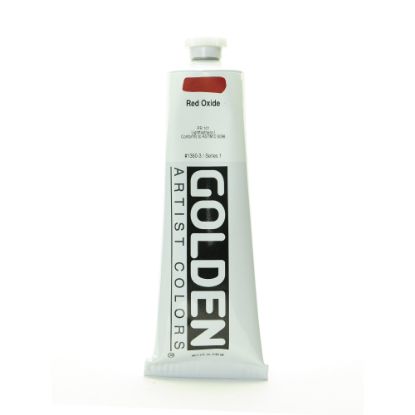 Picture of Golden Heavy Body Acrylic Paint, 5 Oz, Red Oxide