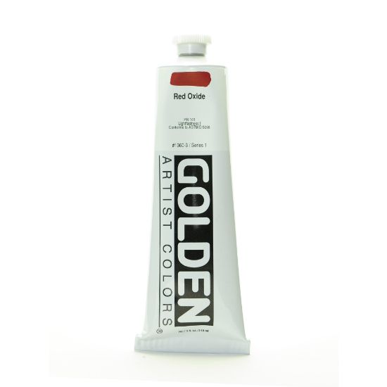 Picture of Golden Heavy Body Acrylic Paint, 5 Oz, Red Oxide