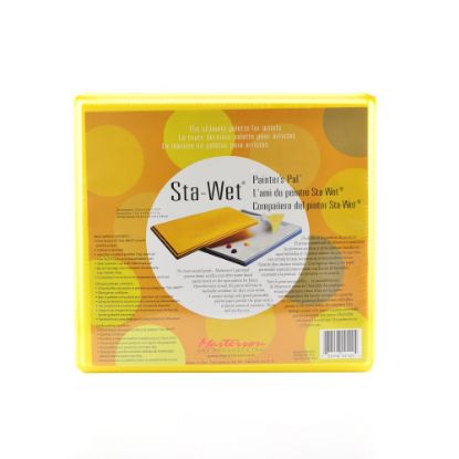 Picture of Masterson Sta-Wet Painters Pal Watercolor Palette, Reusable, 13in x 12in x 1 1/2in, White