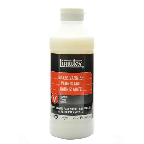 Picture of Liquitex Acrylic Permanent Matte Varnish, 16 Oz