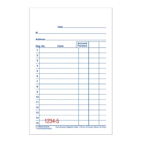 Picture of Adams Carbonless 2-Part Sales Book, 3 3/10in x 5 3/5in, Pack Of 10