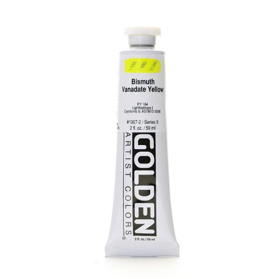 Picture of Golden Heavy Body Acrylic Paint, 2 Oz, Bismuth Vanadate Yellow