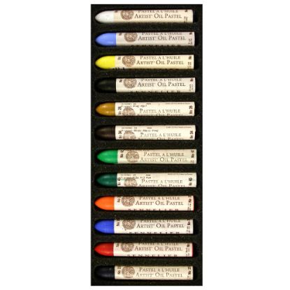 Picture of Sennelier Oil Pastels, Assorted Bright, Set Of 12