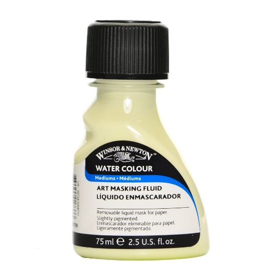 Picture of Winsor & Newton Art Masking Fluid, 75 mL, Pale Yellow, Pack Of 2