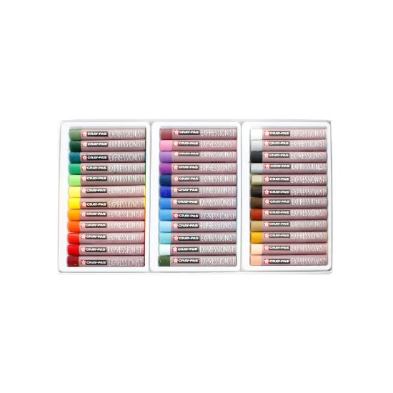 Picture of Sakura Cray-Pas Expressionist Oil Pastels, 2 3/4in x 7/16in, Assorted, Set Of 36