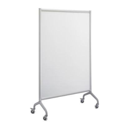 Picture of Safco Rumba Screen Dry-Erase Whiteboard, 66in x 42in, Aluminum Frame With Silver Finish