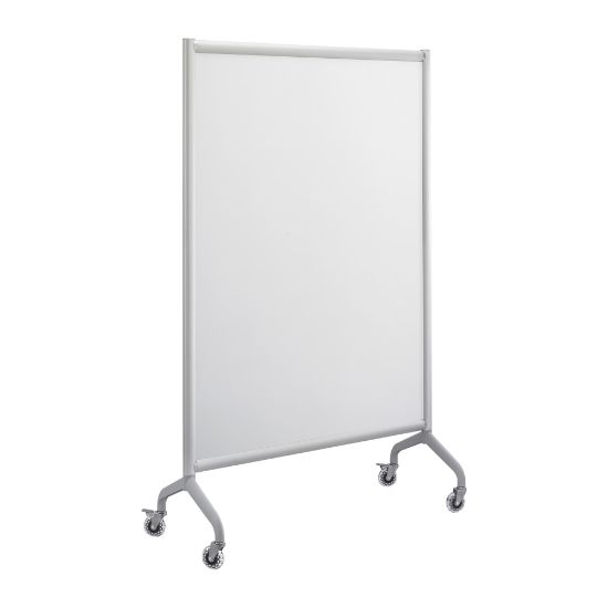 Picture of Safco Rumba Screen Dry-Erase Whiteboard, 66in x 42in, Aluminum Frame With Silver Finish