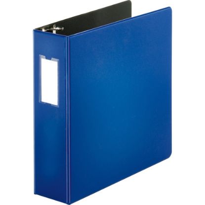 Picture of Business Source 3-Ring Binder, 3in D-Rings, Blue