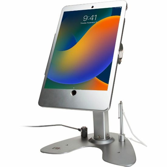 Picture of CTA Digital Dual Security Kiosk Stand with Locking Case and Cable for iPad 10.2-Inch - 10.2in Screen Support - 1