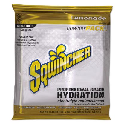 Picture of Sqwincher Powder Packs, Lemonade, 47.66 Oz, Case Of 16