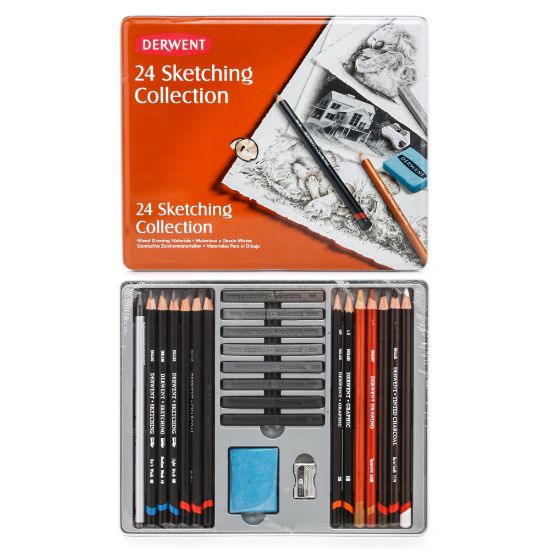 Picture of Derwent Sketching Pencil Collection, Set Of 24