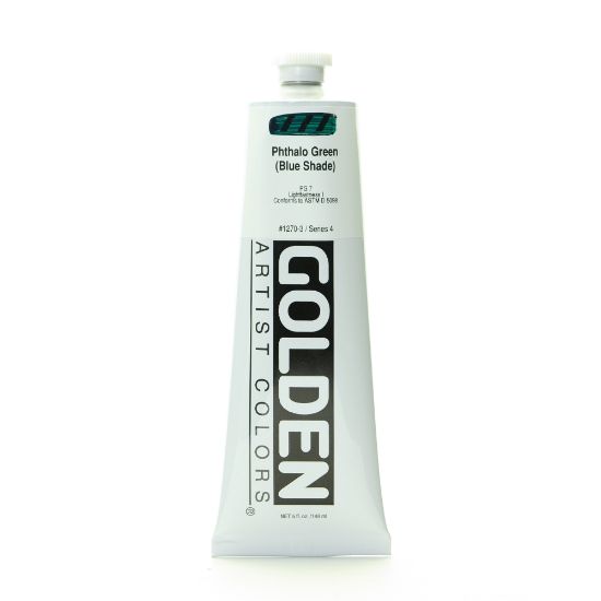 Picture of Golden Heavy Body Acrylic Paint, 5 Oz, Phthalo Green/Blue Shade