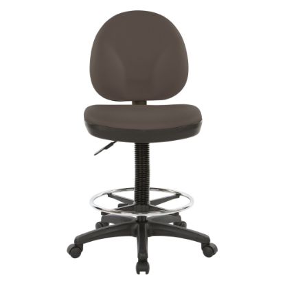 Picture of Office Star Dillon Fabric Mid-Back Drafting Chair, Gray