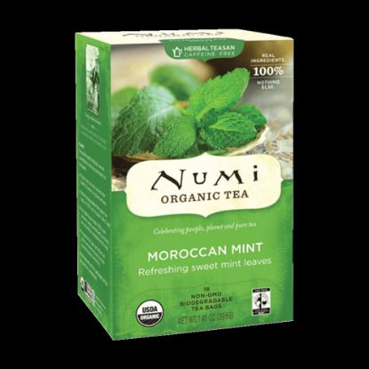 Picture of Numi Morroccan Mint Herbal Tea, Box Of 18