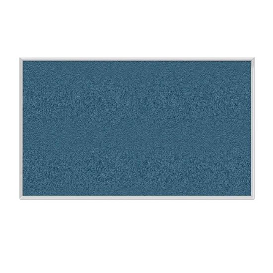 Picture of Ghent Aluminum Frame Vinyl Bulletin Board, 36in x 36in, Ocean, Satin Frame