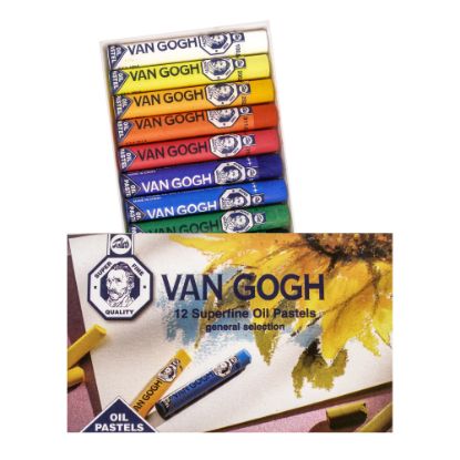 Picture of Van Gogh Superfine Oil Pastels, 2 3/4in, Assorted, Set Of 12