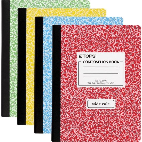 Picture of Tops Composition Book, 7-1/2in x 9-3/4in, 100 Sheets