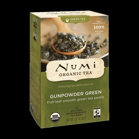 Picture of Numi Organic Gunpowder Green Tea, Box Of 18