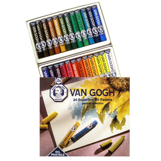 Picture of Van Gogh Superfine Oil Pastels, 2 3/4in, Assorted, Set Of 24