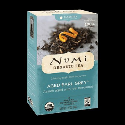 Picture of Numi Organic Aged Earl Gray Black Tea, Box Of 18